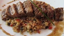 Recepta de cuina de Tataki de tonyina amb cous cous